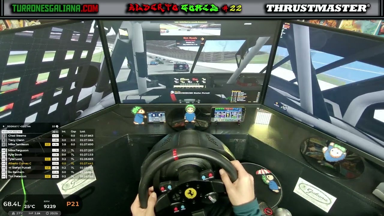 Toda la carrera sin parar - iRacing - Nascar Class A en Kentucky