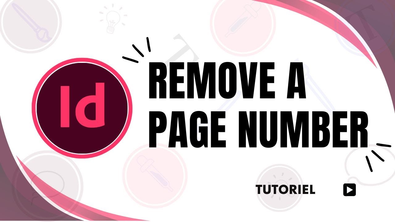 How to Remove a Page Number in InDesign | Skip or Delete Page Numbers Easily 🔢❌