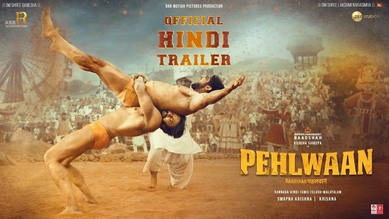 Pehlwaan | Official Trailer | 12th Sept | Kichcha Sudeepa | Suniel Shetty | Krishna | Aakanksha