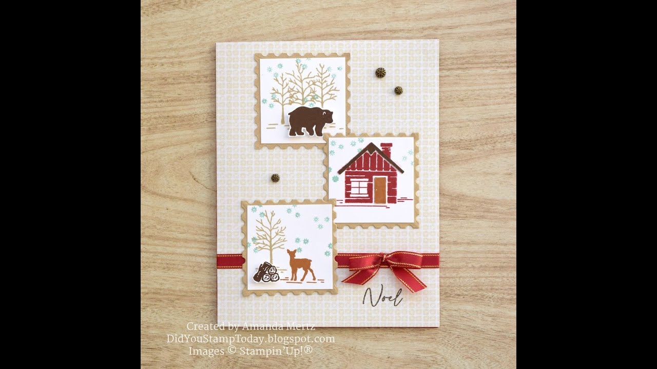 Let's Stamp Today! Ep. 10 - Winter Scene Squares Stamp Set