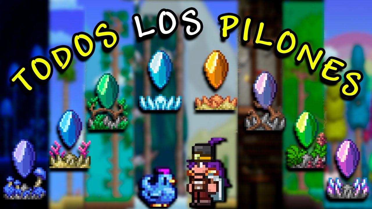 GU&Iacute;A PARA CONSEGUIR CADA PIL&Oacute;N DE BIOMA EN TERRARIA | Maggieozs
