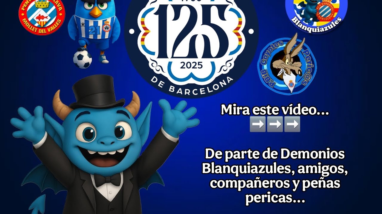 ¡Feliz 125 aniversario RCD Espanyol!