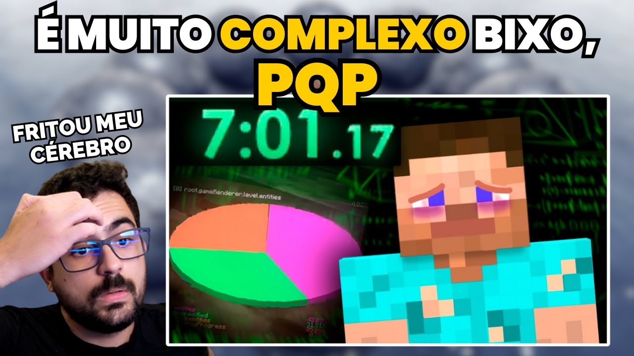 A SPEEDRUN do Minecraft é uma das Coisas mais ABSURDAS que eu já vi