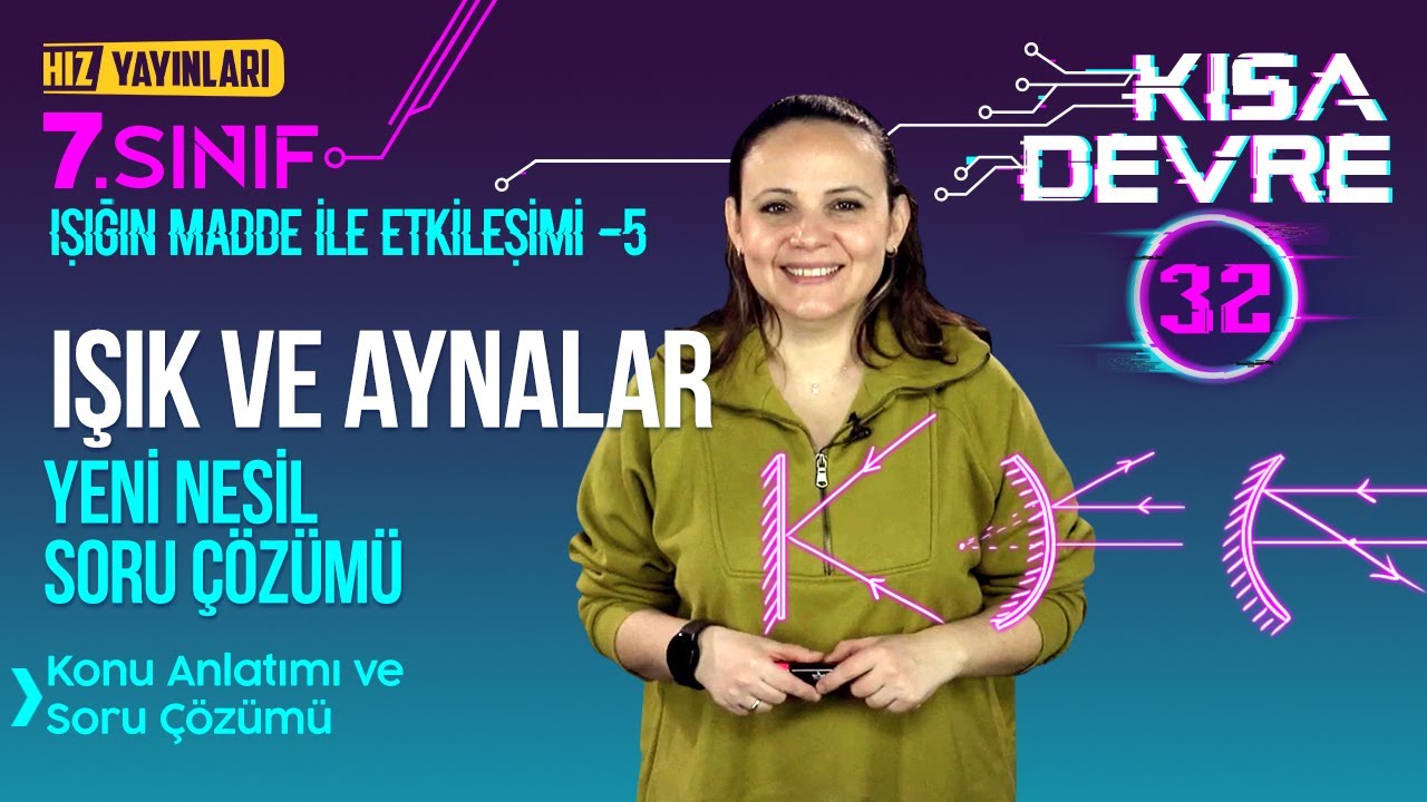 Işığın Madde ile Etkileşimi Test Çözümü: Aynalar ve Işık Yeni Nesil Sorular | 7. Sınıf Fen 5. Ünite