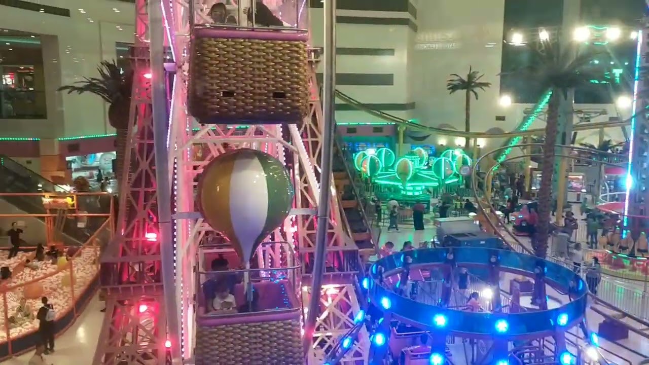 Roda gigante Neo Geo Família parque shopping internacional Guarulhos SP Brasil #parque #diversão