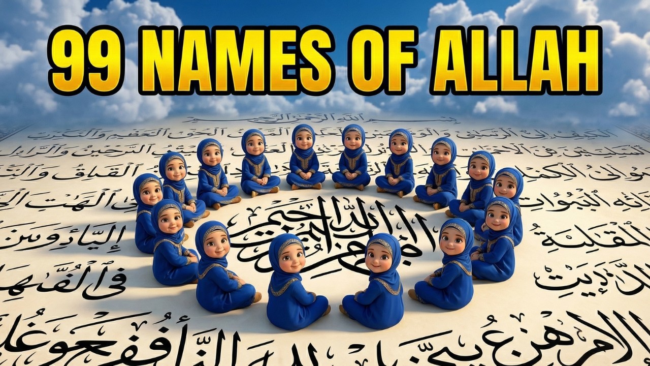 99 Names of Allah (Asma Ul Husna) Song | أسماء الله الحسنى | Islamic Song for Kids