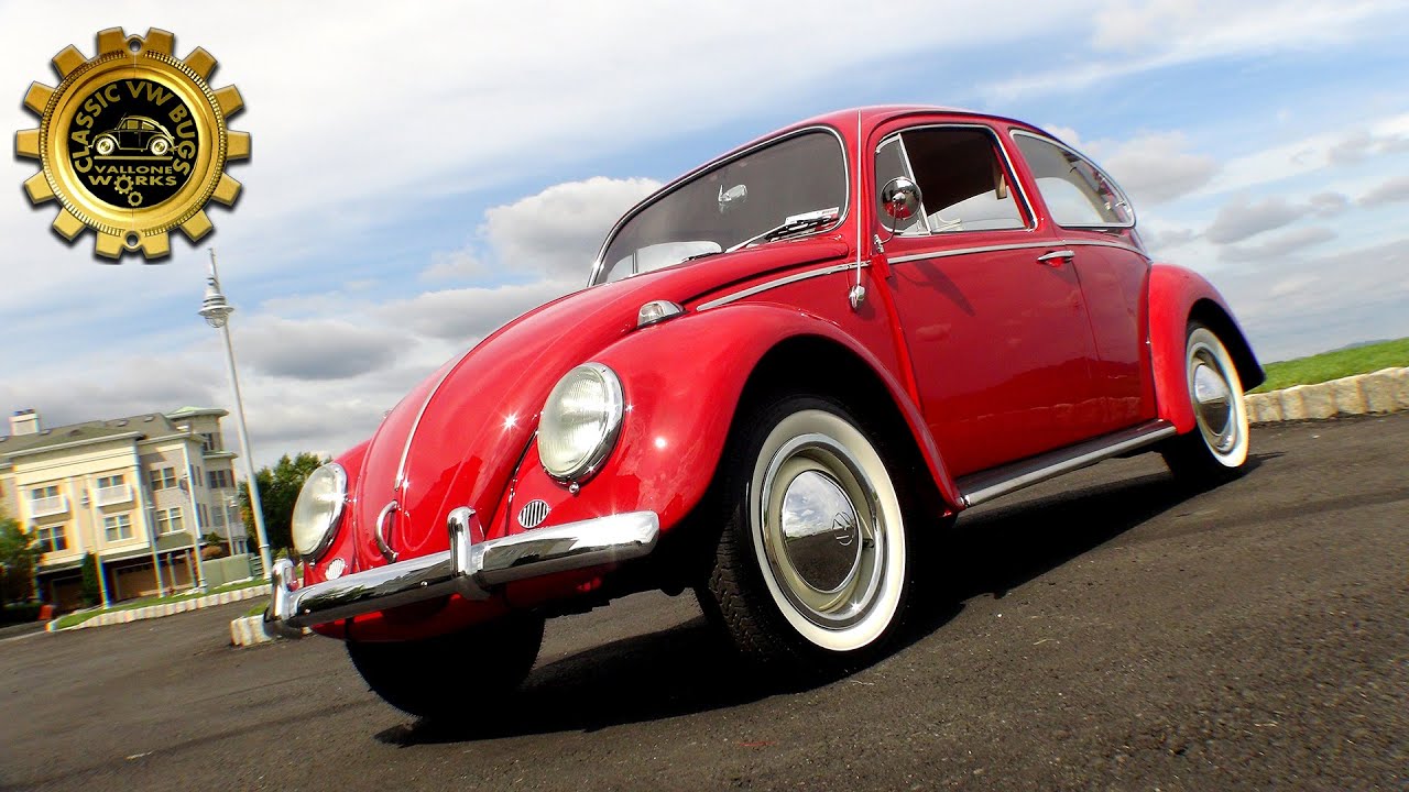 Classic VW BuGs - 1965 Volkswagen Beetle Restoration - Build A BuG ScrapBook - Ruby Red