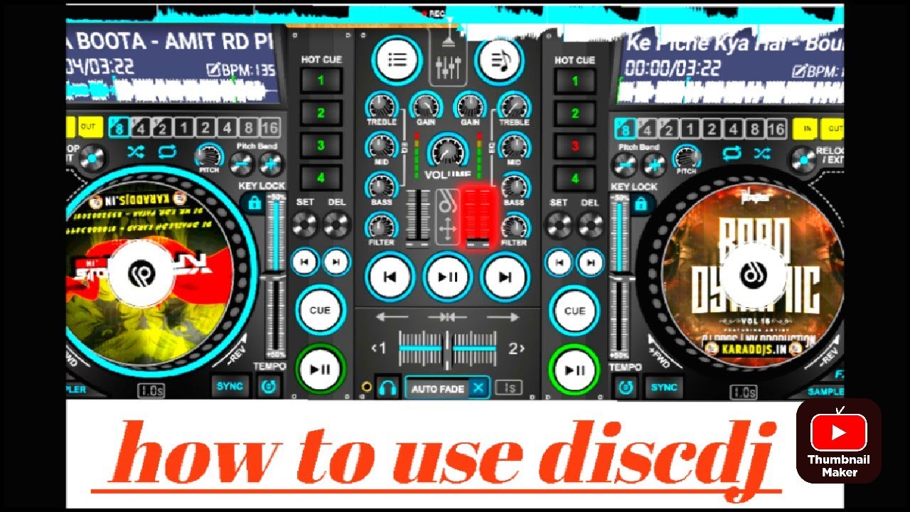 how to use discdj