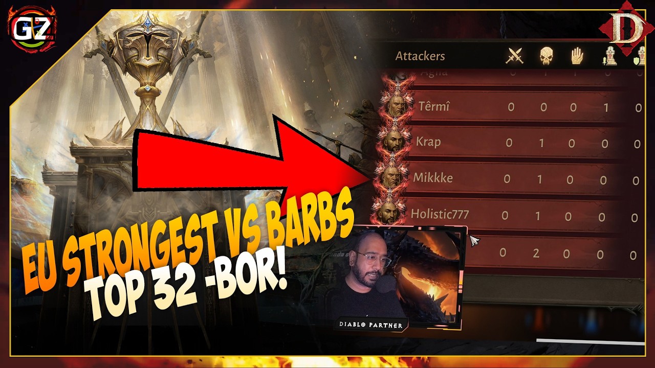 ЕВРОПА: Сильнейшие против варваров в топ-32 | БОР – МАРТ (Турнир 2026) | Diablo Immortal