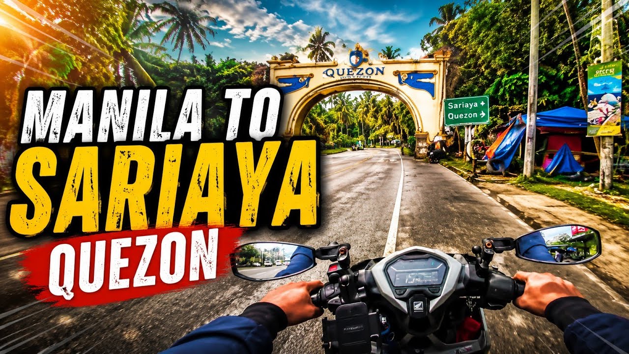MANILA TO SARIAYA QUEZON PROVINCE | HONDA CLICK V3 CHILL RIDE