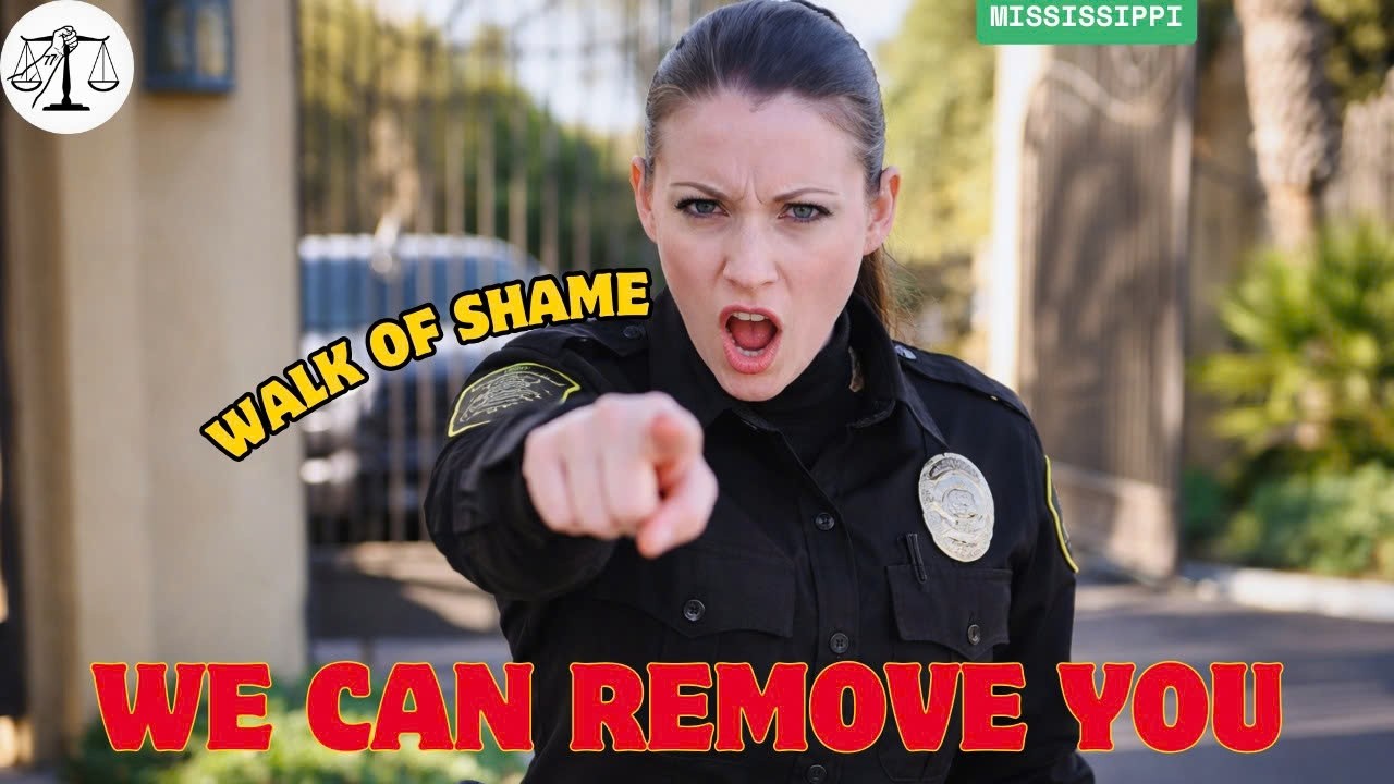 Karen Calls Police on 1A Auditor Filming On Sidewalk… 4 Words Expose Tyrant Cop | ID Refusal Pro