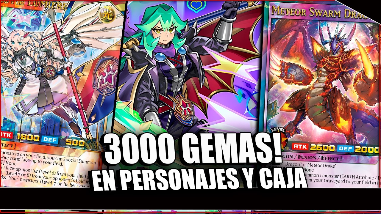 YA PUEDES CONSEGUIR MÁS DE 3000 GEMAS CON LOS SACOS DE GEMAS! #yugioh  #DuelLinks