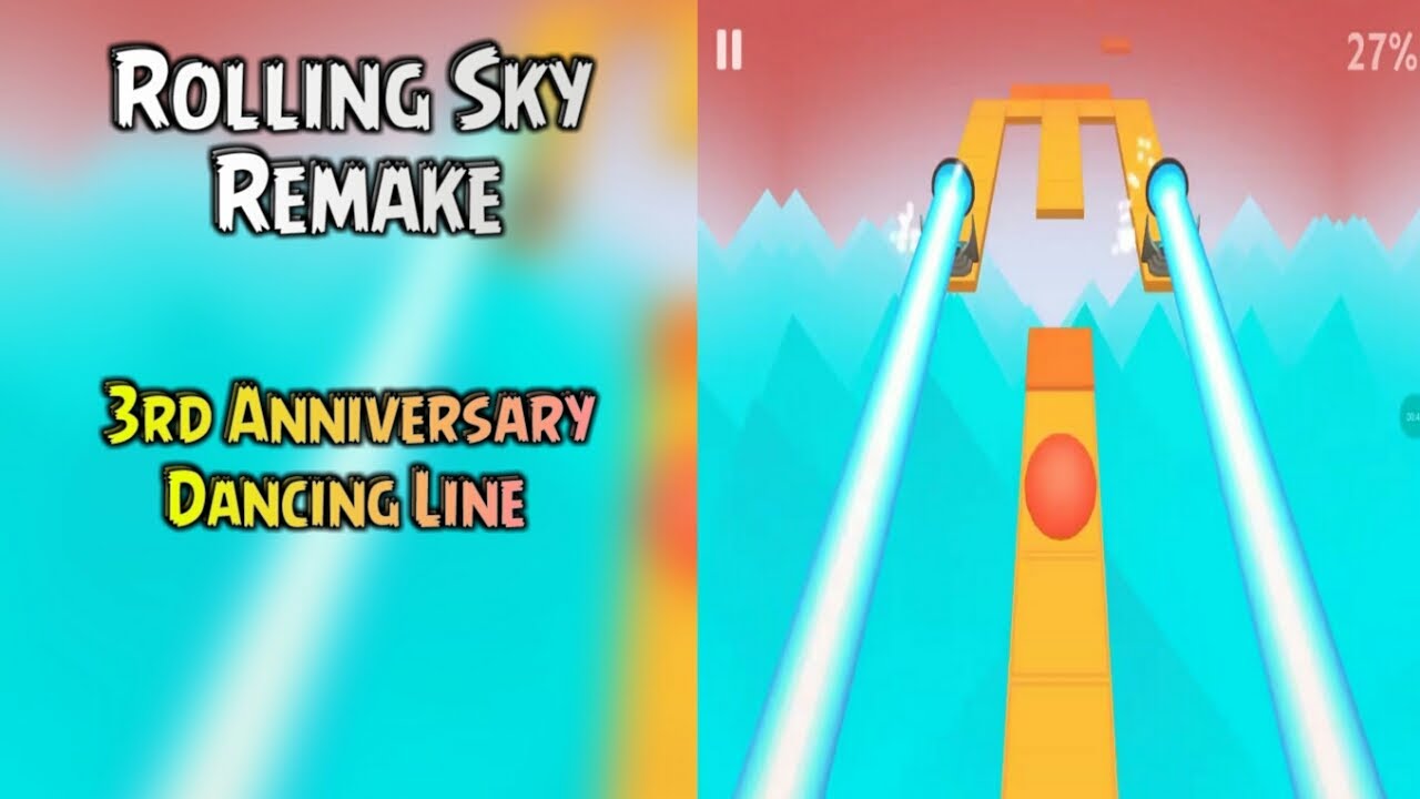Rolling Sky Remake - 3rd Anniversary Of Dancing Line
