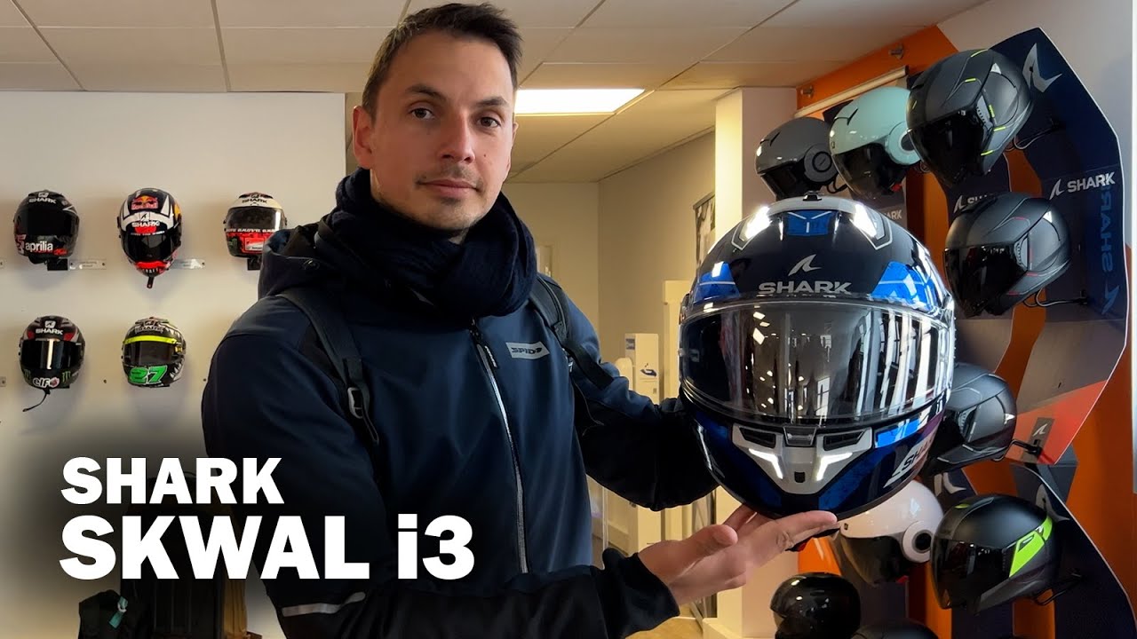 Nouveau Casque SHARK Skwal i3 - Le premier casque moto au monde avec un feu stop intégré