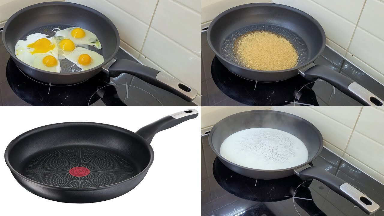 Антипригарное покрытие для сковороды TEFAL UNLIMITED G25506 ТЕСТИРОВАНИЕ