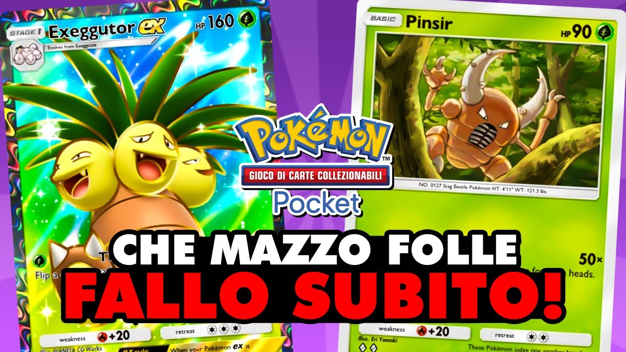 Il MAZZO EXEGGUTOR/PINSIR è INCREDIBILE! | POKÉMON TCG POCKET