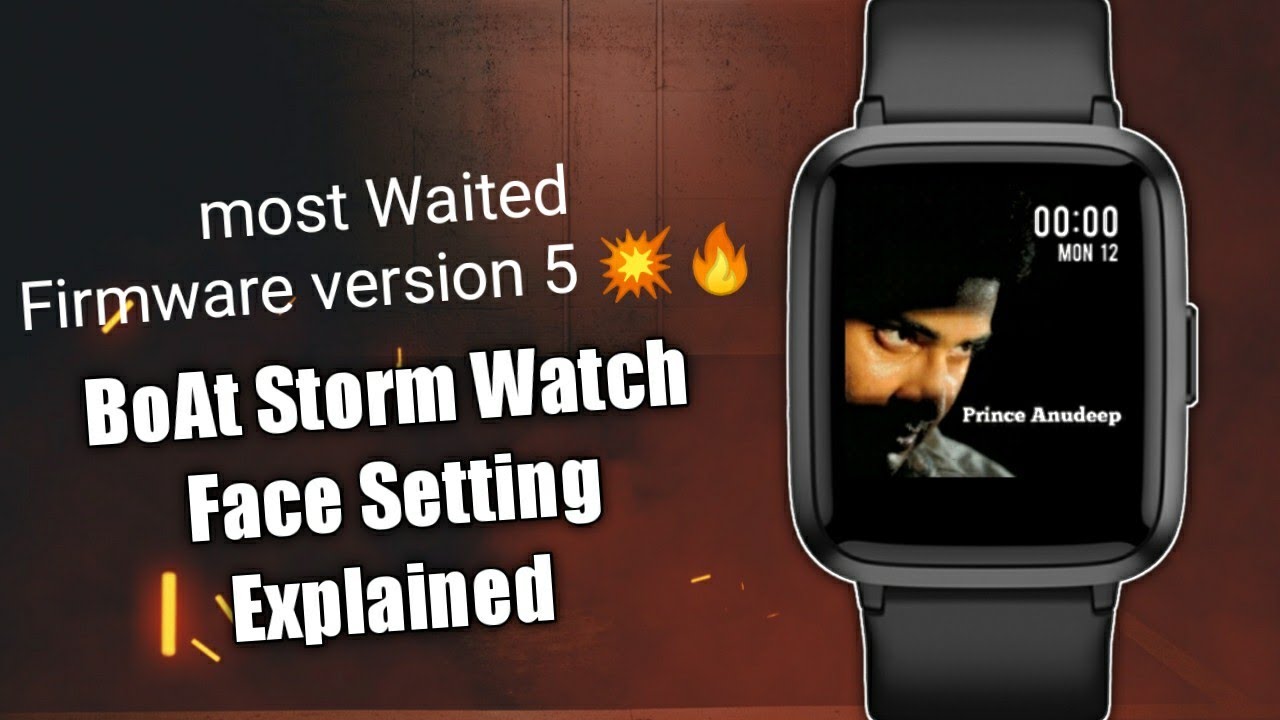 How To Set Custom Watch Face For BoAt Storm Watch
