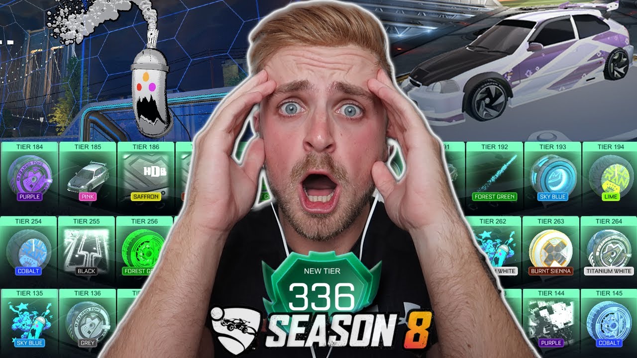 *Боже мой* Я ПОТРАТИЛ 40 000 КРЕДИТОВ И ОТКРЫЛ ВЕСЬ ROCKET PASS 8! БОЛЕЕ 300 УРОВНЕЙ В ROCKET LEA...