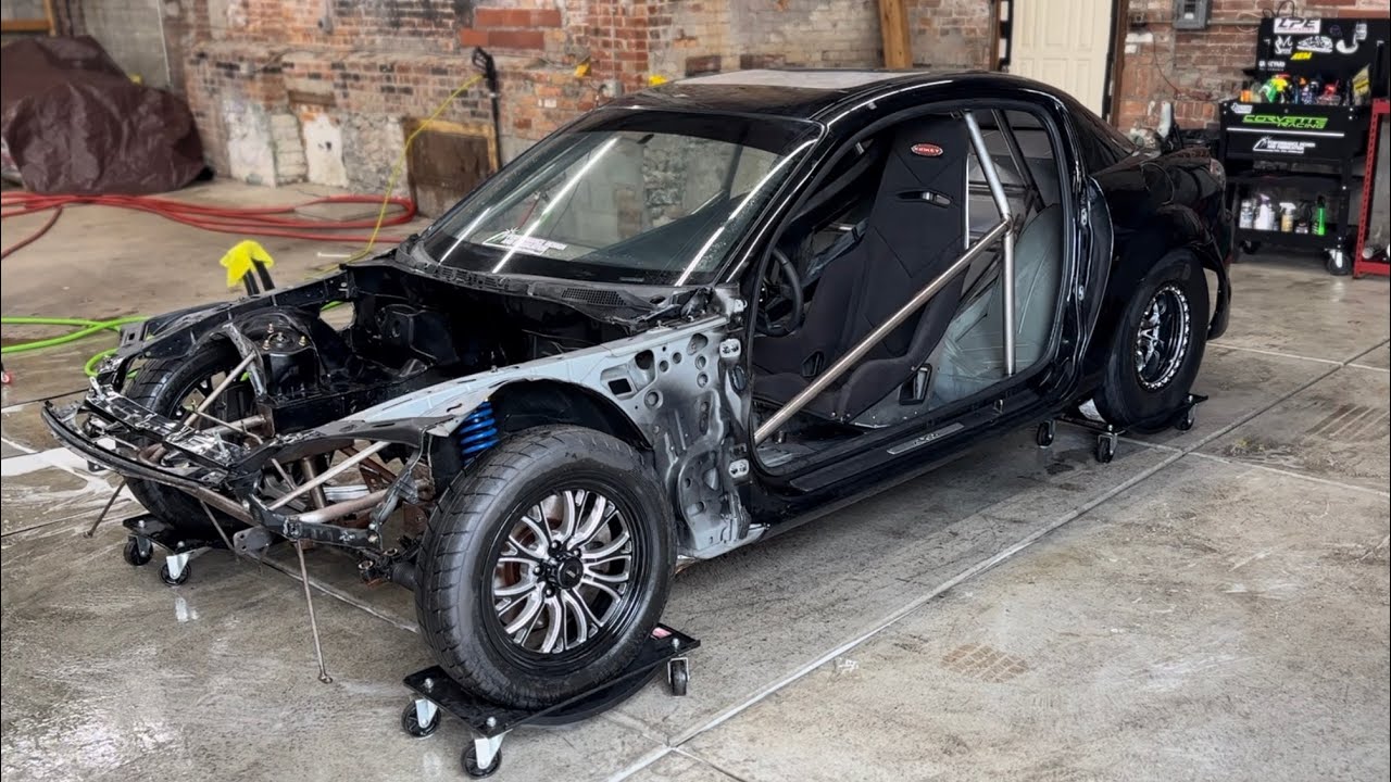 MZR Rx8 Drag Car Update! Time for paint, lots of carbon & Parts Showing up!