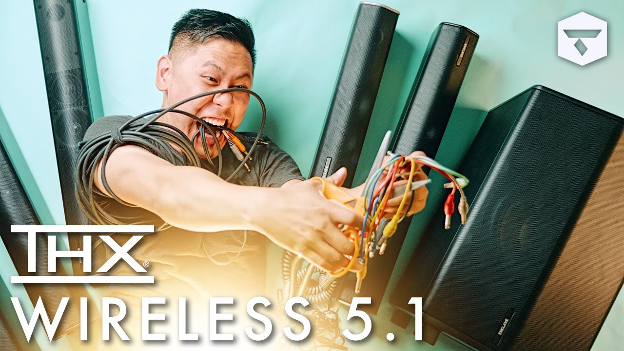 The FIRST WIRELESS THX 5.1 Surround Sound Home Theater WiSA System - Enclave Audio CineHome PRO