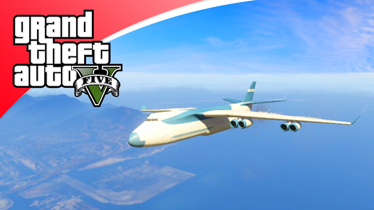 GTA V Freeroam - GROOTSTE VLIEGTUIG IN GTA GESPOT! (GTA 5 Online)
