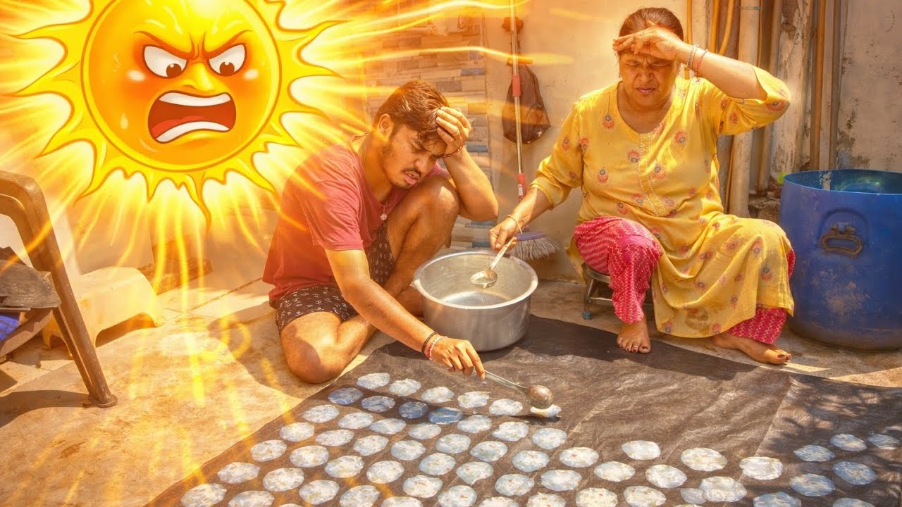 Aj Bnaya Sabudana Papad! Vlog-59