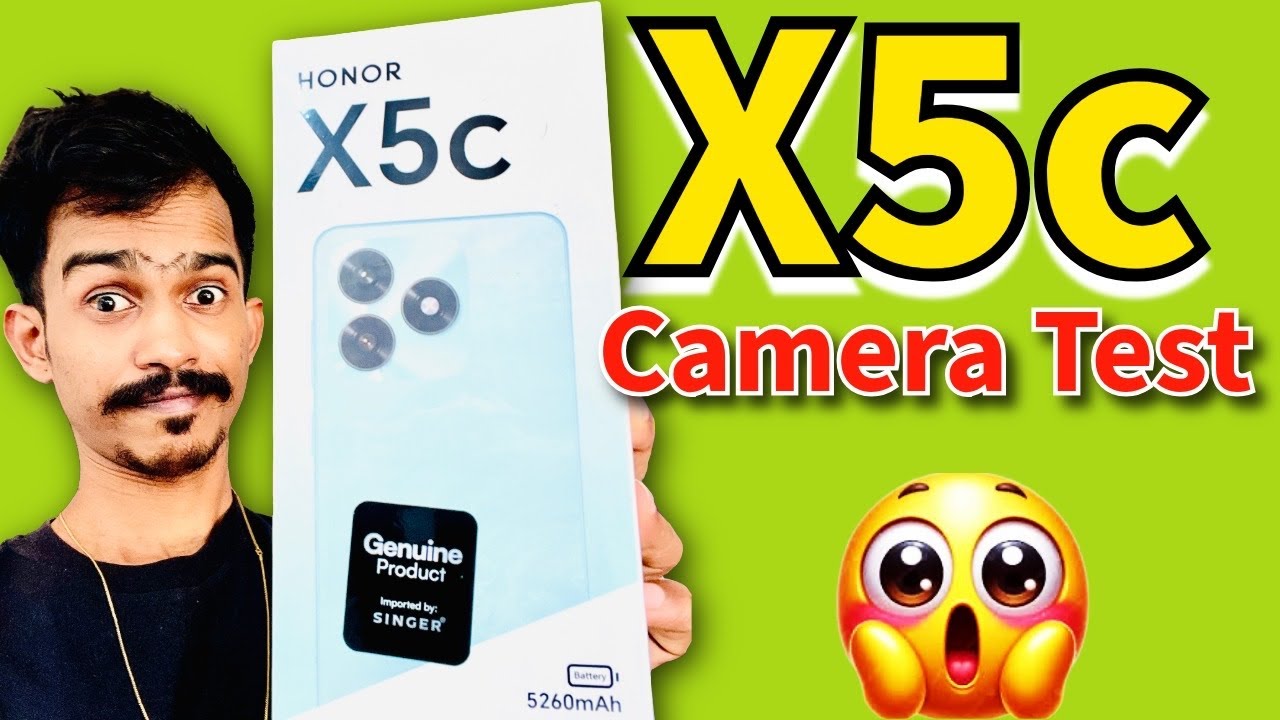 Honor X5c Unboxing & Camera Test 🔥 Budget Phone Review (Sinhala)