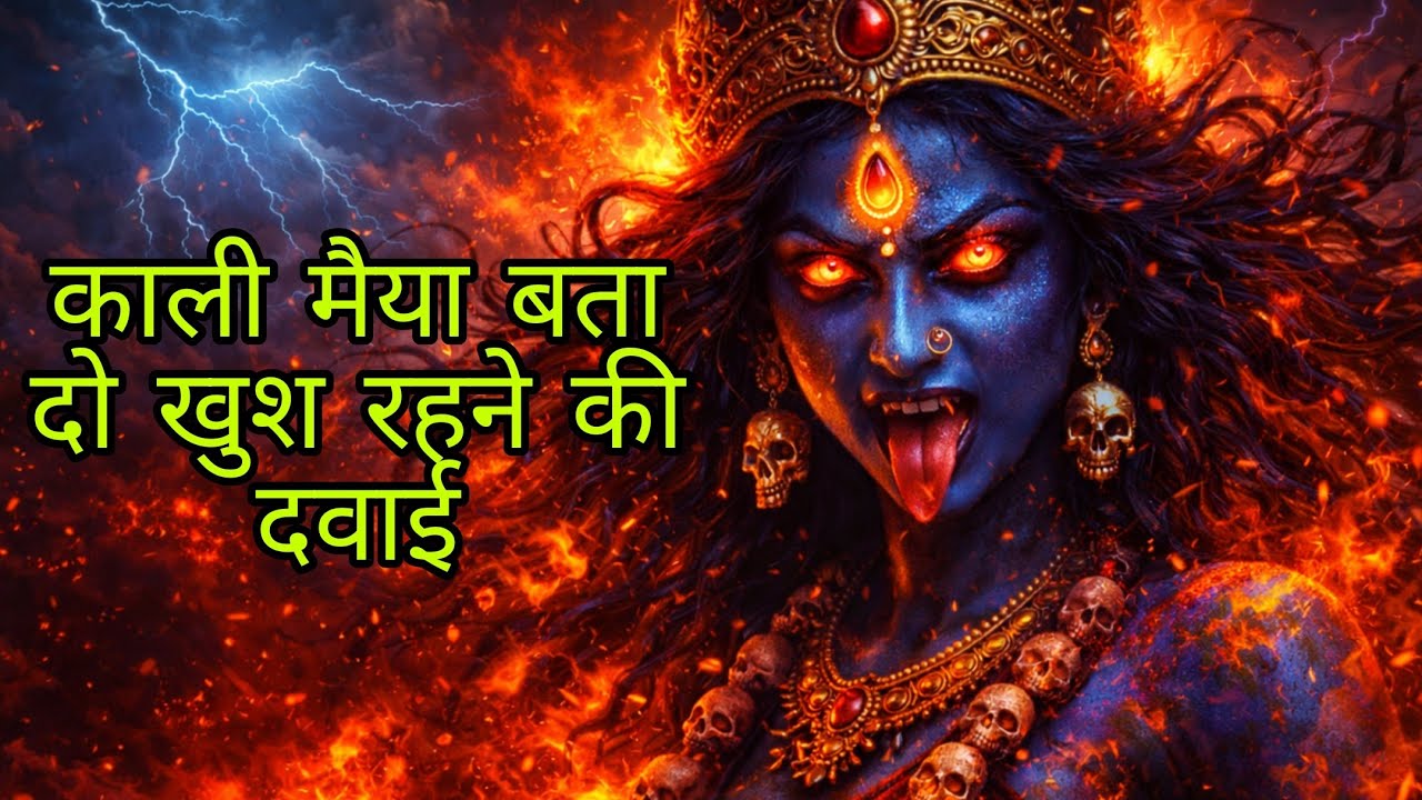 काली मैया बता दो खुश रहने की दवाई 😱 | Powerful Kali Maa Bhajan | Jai Maa Kali