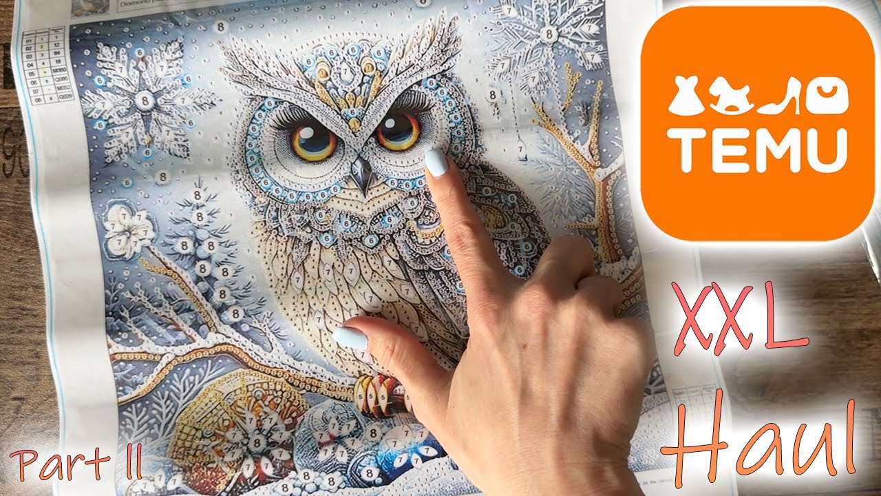 XXL TEMU Haul | Was zum Sparen, was zum Painten und was zum Sticken - lauter tolle Sachen Part ll
