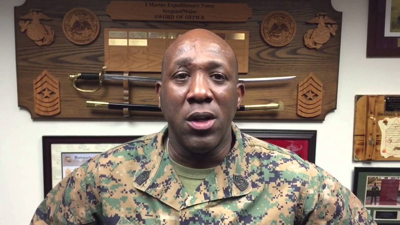 I Marine Expeditionary Force Sergeant Major Ronald L. Green