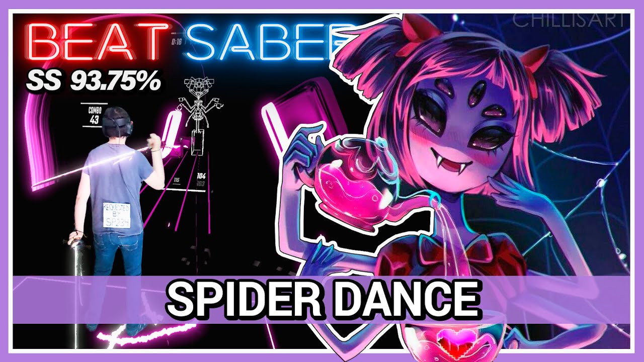 BEAT SABER | Spider Dance - Undertale (Muffet Fight Recreated in VR) [Expert+ SS]