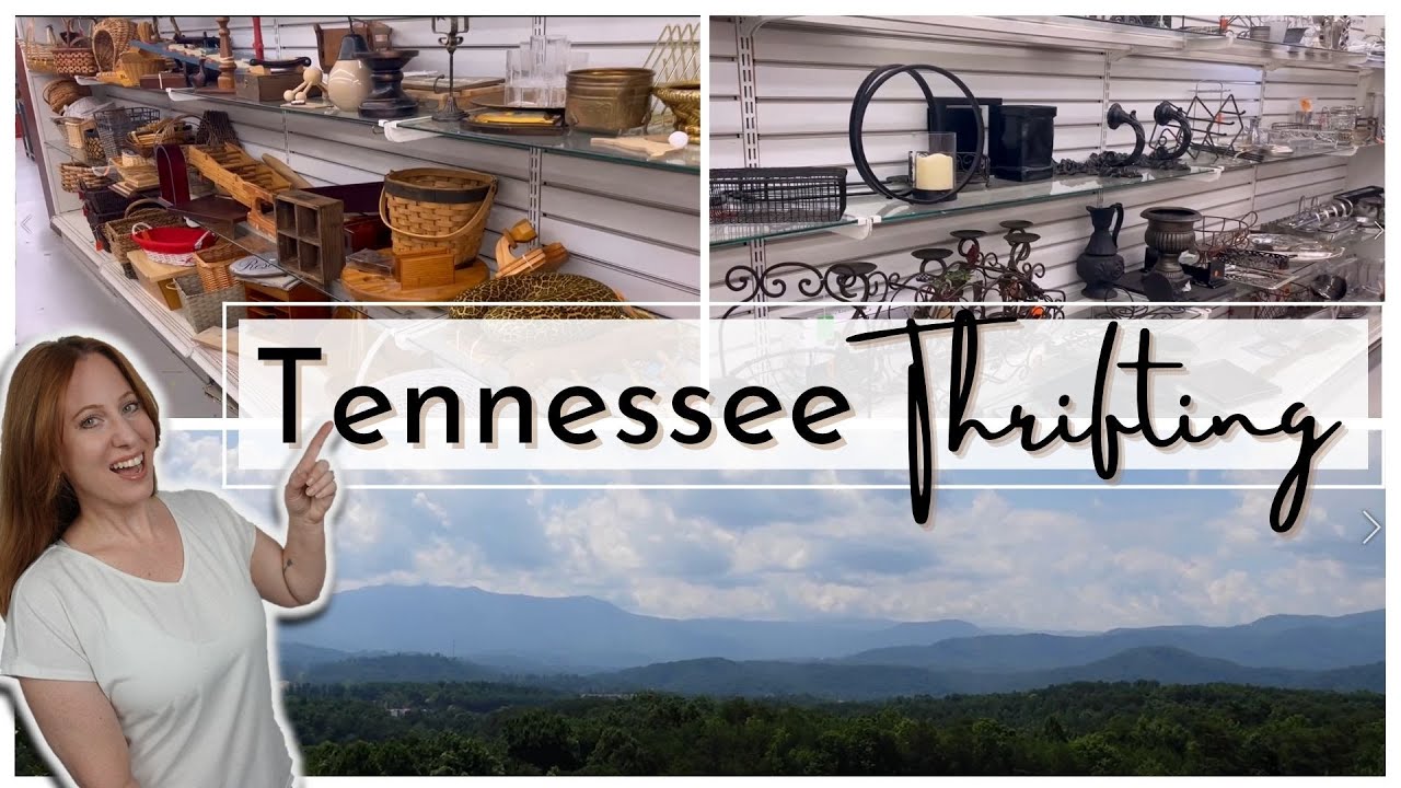 Thrift Shop with me in the Great Smoky Mountains // Antique browsing // Local Pottery Artists