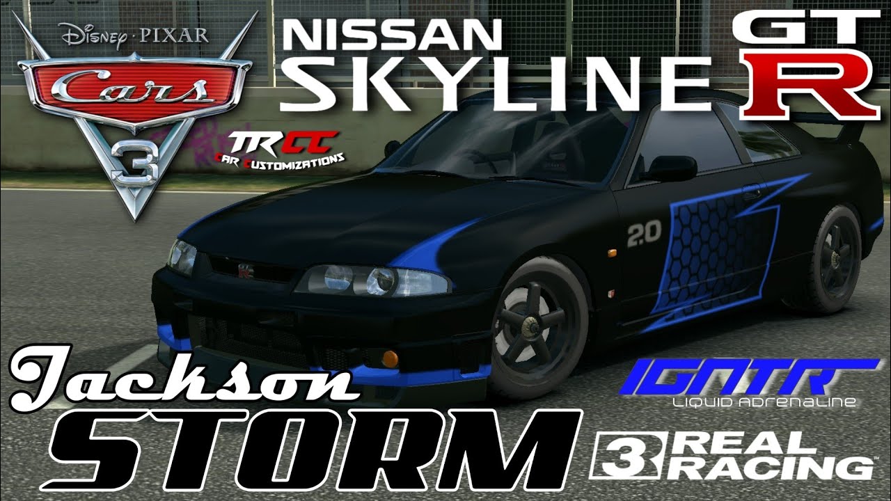 Real Racing 3 Car Customizations: Nissan Skyline GT-R V-Spec (R33) | JACKSON STORM