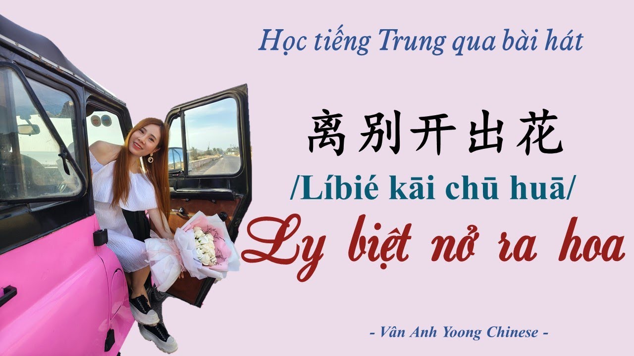 Học tiếng Trung qua bài hát | Ly biệt nở ra hoa 离别开出花 - Chính Là Nam Phương Khải 就是南方凯