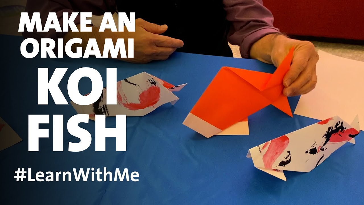 Fold an Origami Koi Fish: #LearnWithMe