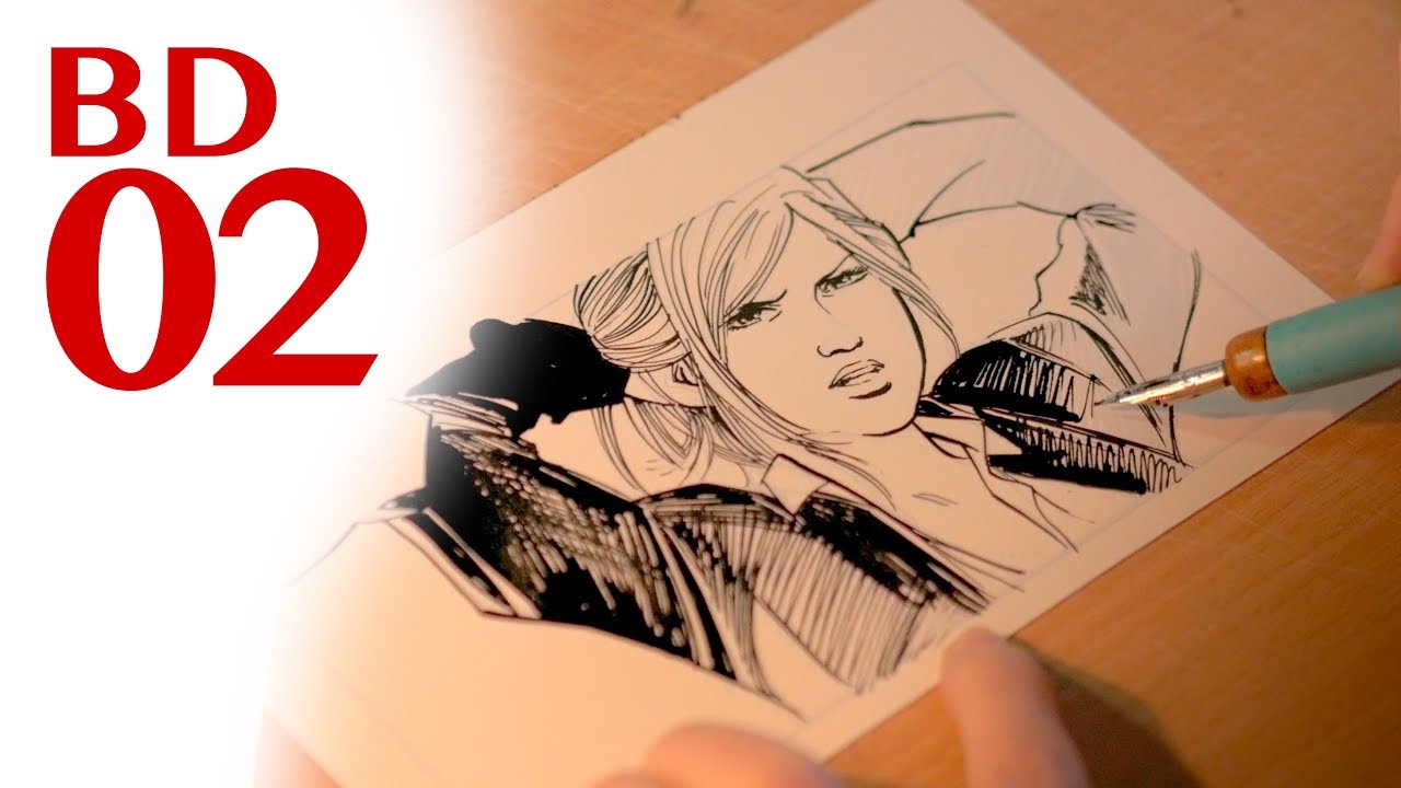 Dans l'ombre des bulles - L'encrage en BD - Ep.02