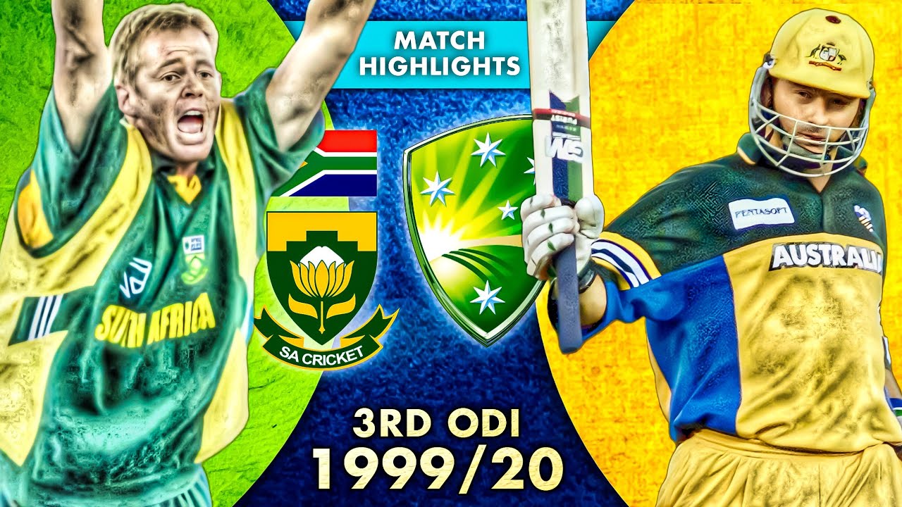 Australia Tour of South Africa | Odi Series | 3rd Odi 1999/2000 | 
