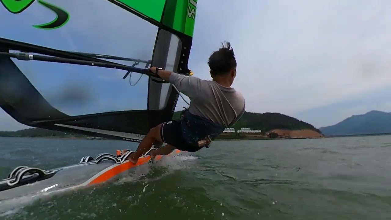 Cruising on Raceboard gear.