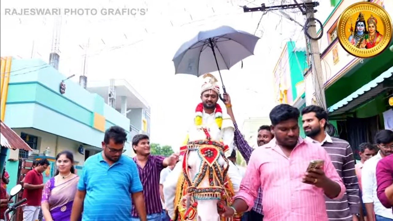 GOLAKONDA MUNISHANKAR & RANGINENI MOUNIKA  WEDDING NALUGULU AT SRIRAMAKUPPAM.