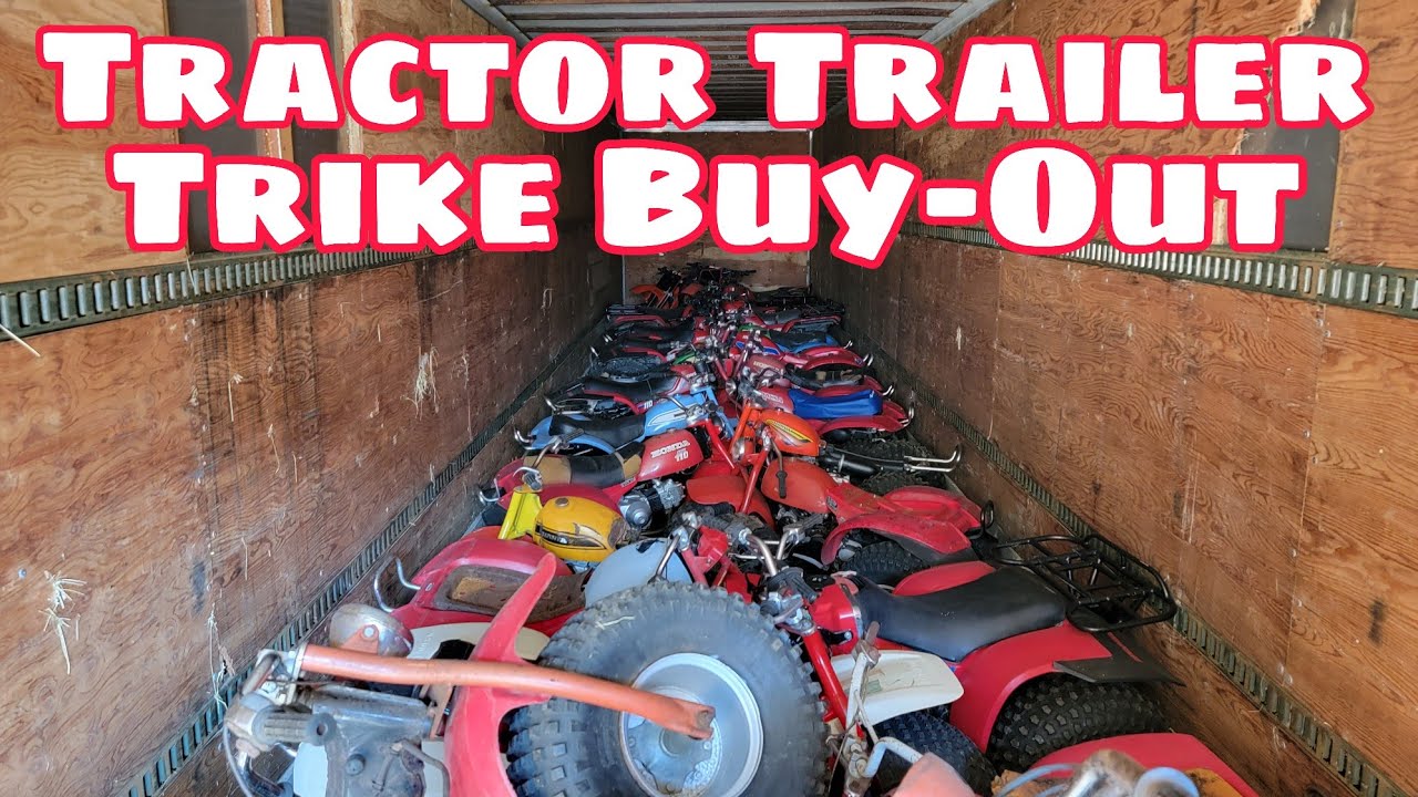 Buying Out a Honda Three Wheeler Collection.  SO MUCH STUFF!!