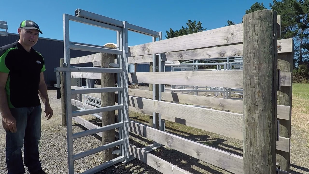 Cattle yard - Sliding Gate - Kiwi Cattle Yards