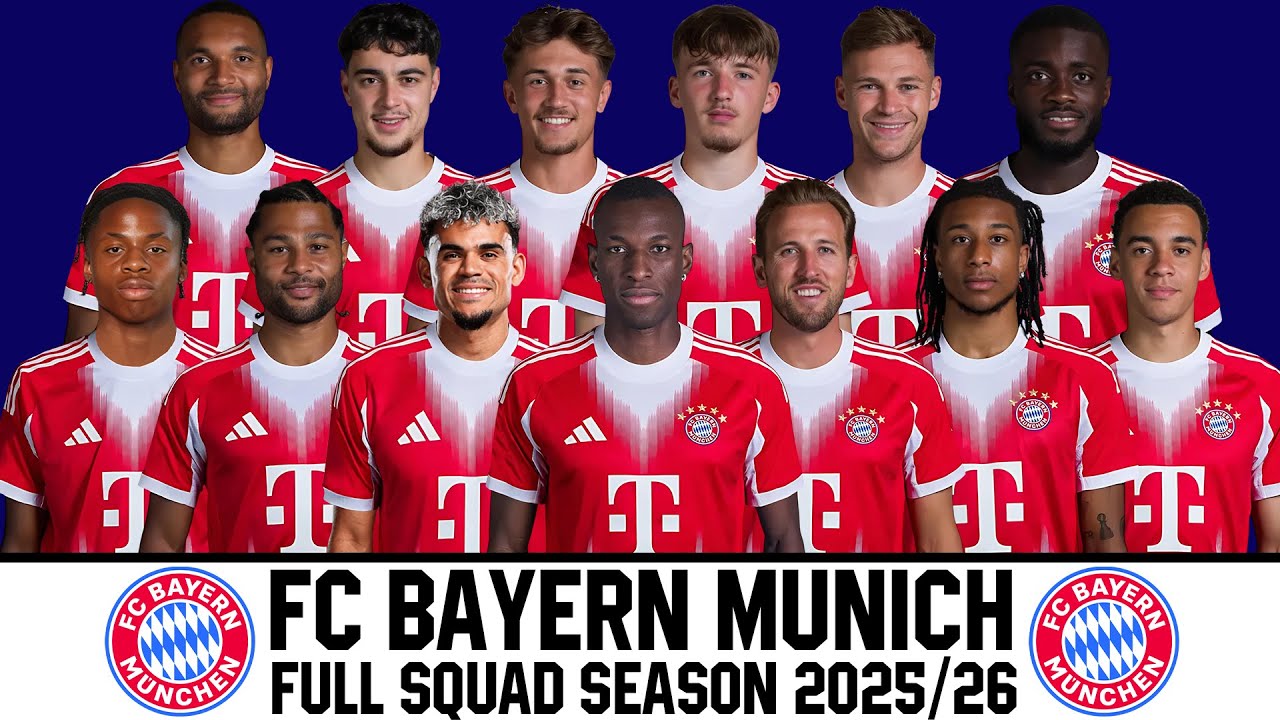 Meet FC Bayern Munich's Newest Stars for 2025-26!