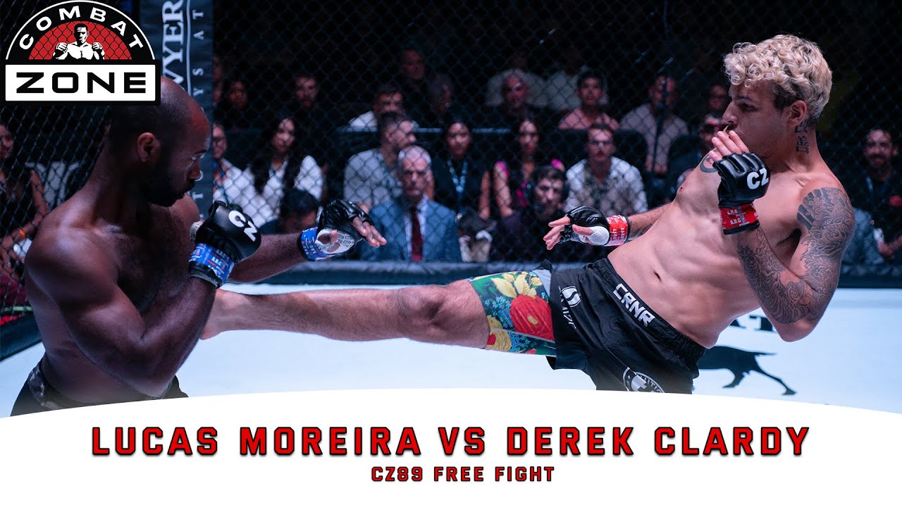 1ST ROUND FINISH DEBUT! - Lucas Moreira vs Derek Clardy - CZ89 Free Fight