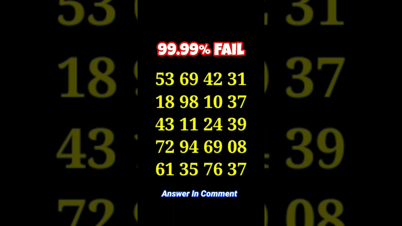 Only 0.01% People Can Give The Answer 💯💯💯💯. #Riddles #maths #shorts #viral