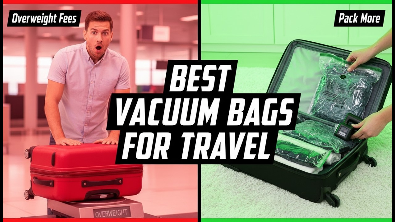 5 Best Vacuum Compression Bags for Travel – Avoid Overweight Fees
