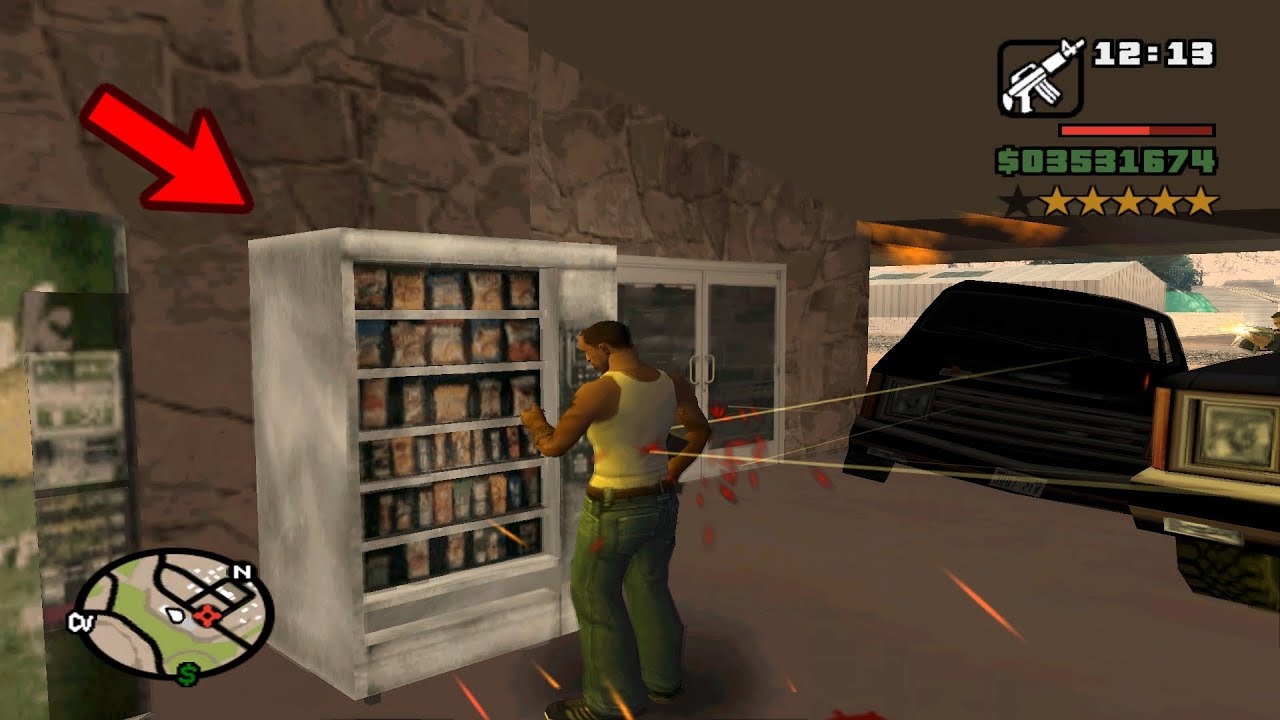 【検証GTA SA】自販機で体力を回復し続ければ集中砲火を受けても永久に死なない説