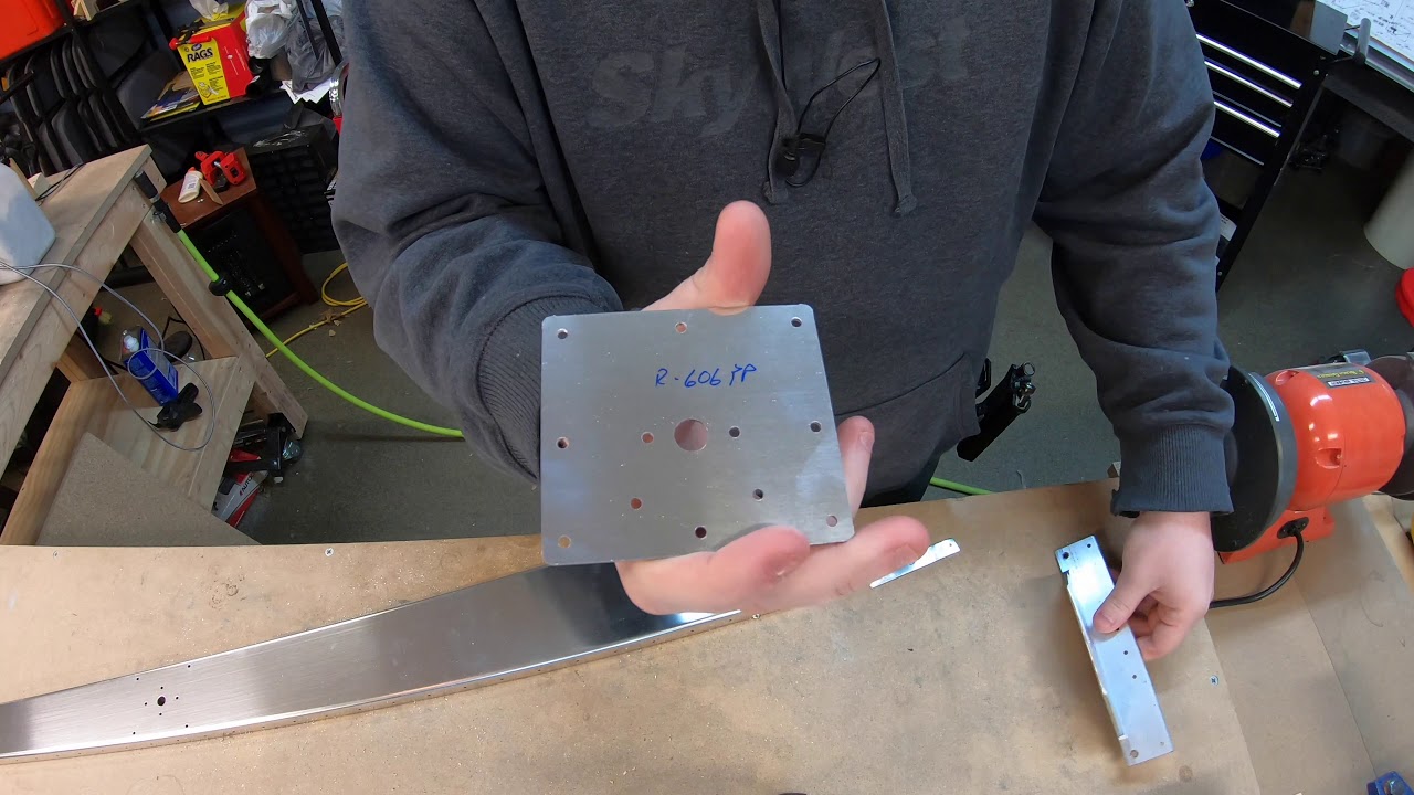 RV-8 Rudder Skeleton Pre-assembly