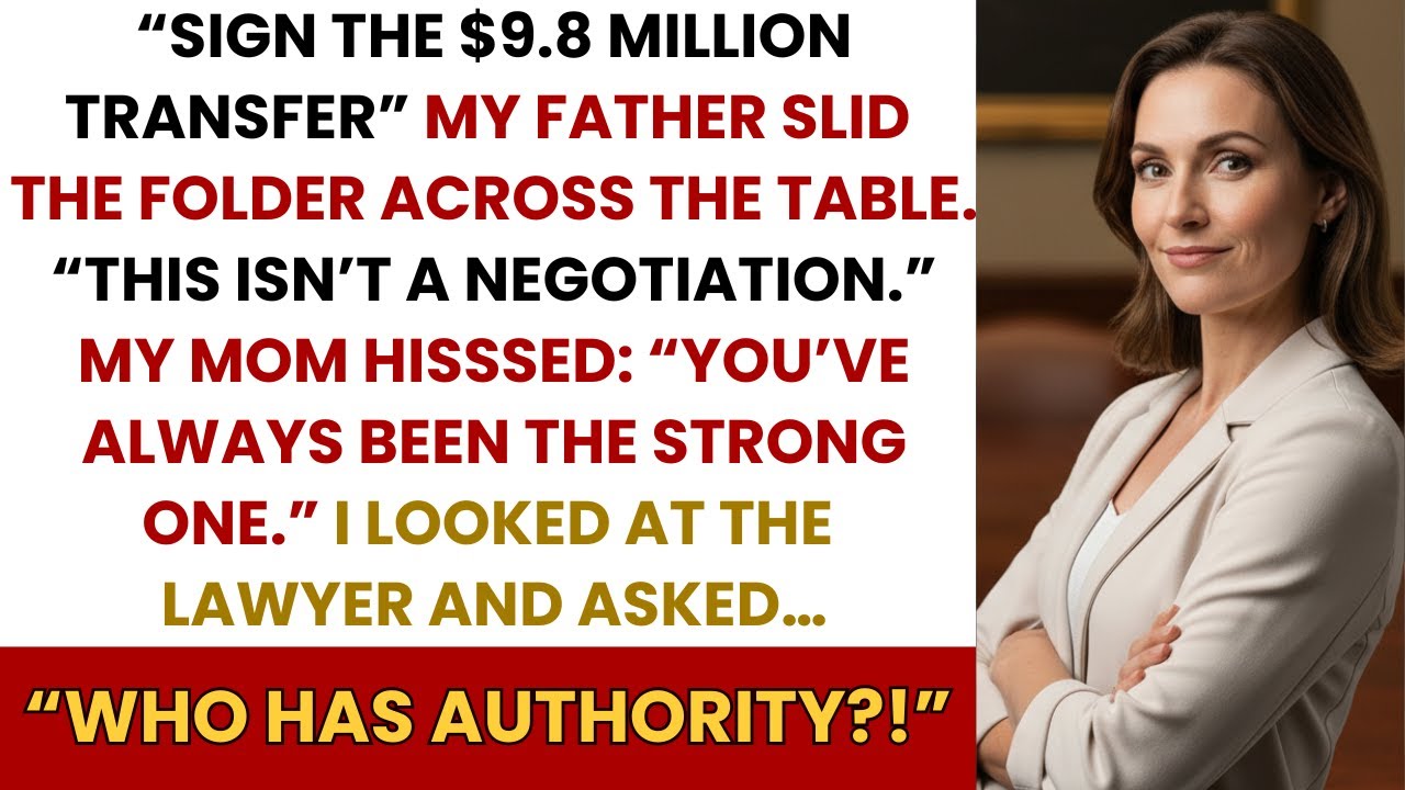 My Parents Demanded I Sign Away $9.8M—So I Asked the Lawyer One Question