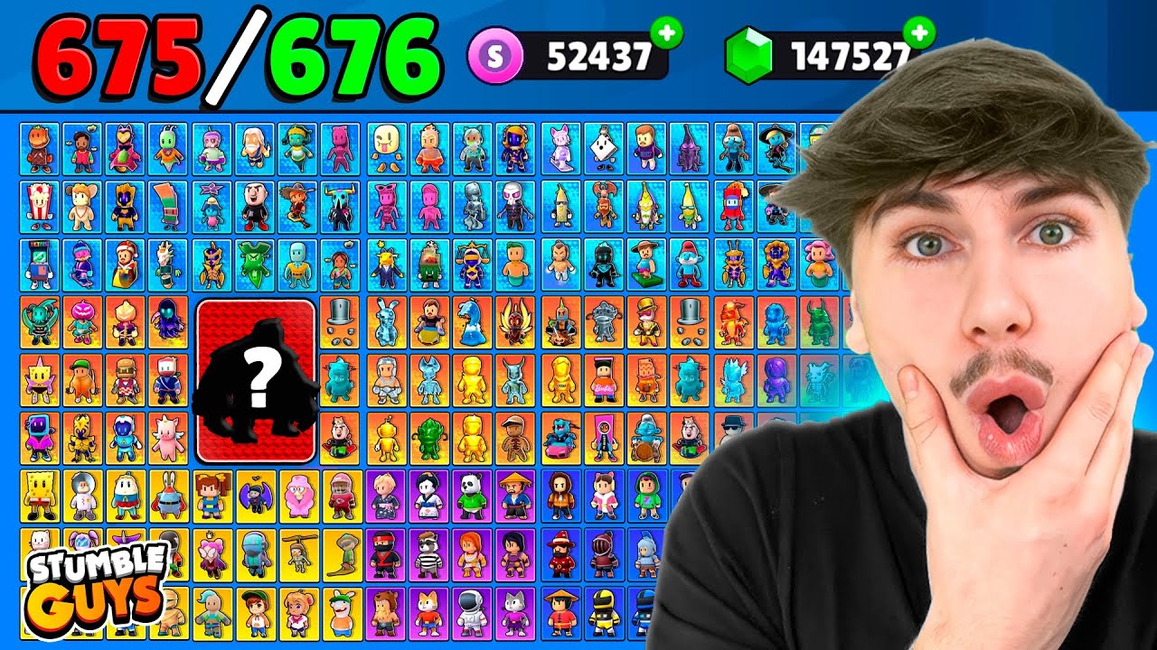 J'AI OBTENU TOUS LES SKINS DE STUMBLE GUYS !! (Oui vraiment)