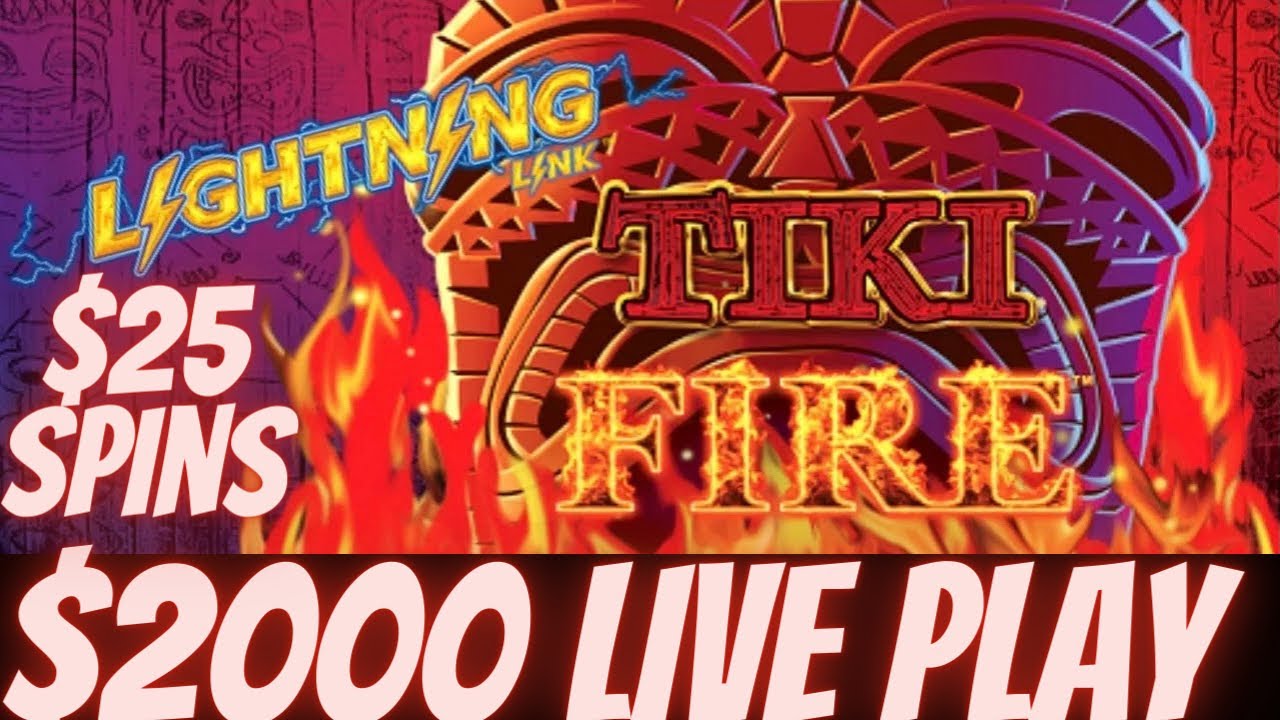 💵 $2000 ON 🌋 TIKI FIRE LIGHTNING LINK SLOT MACHINE HIGH LIMIT LIVE PLAY IN CASINO